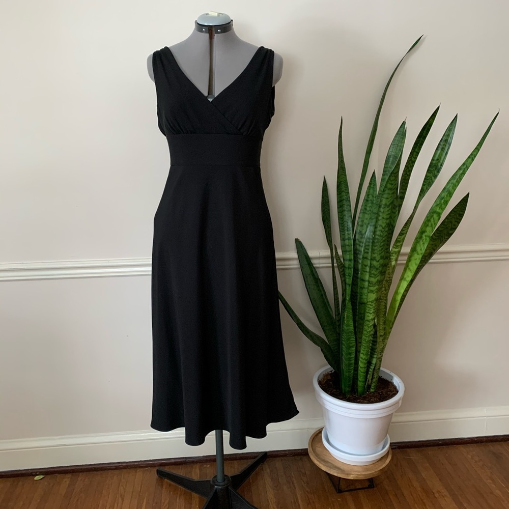 Black J. Crew black silk cocktail dress size 8T